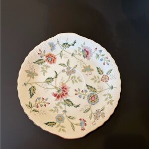 Floral Patterned Ceramic Platter